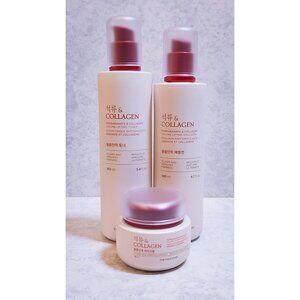 THE FACE SHOP Pomegranate & Collagen Trio | Toner + Emulsion + Cream